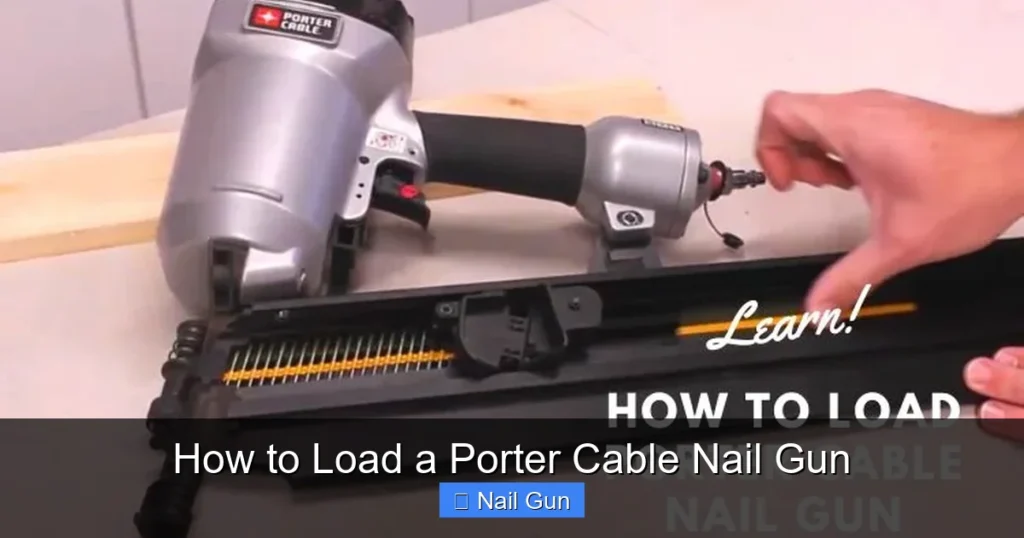 How to Load a Porter Cable Nail Gun