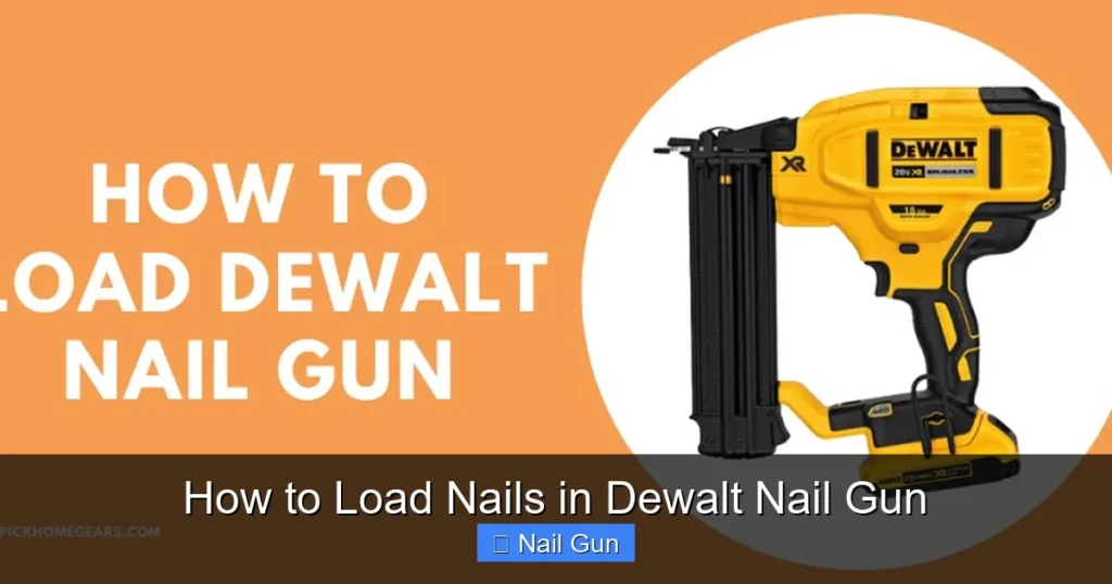 How to Load Nails in Dewalt Nail Gun