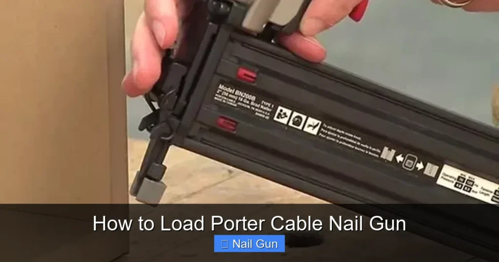 How to Load Porter Cable Nail Gun