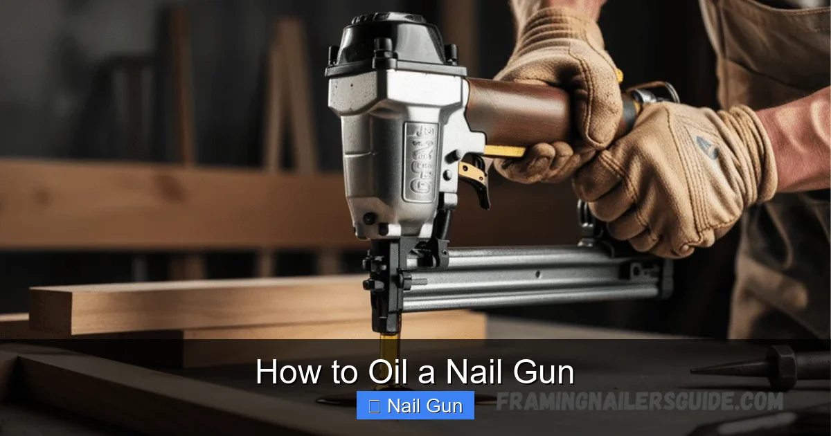 How to Oil a Nail Gun