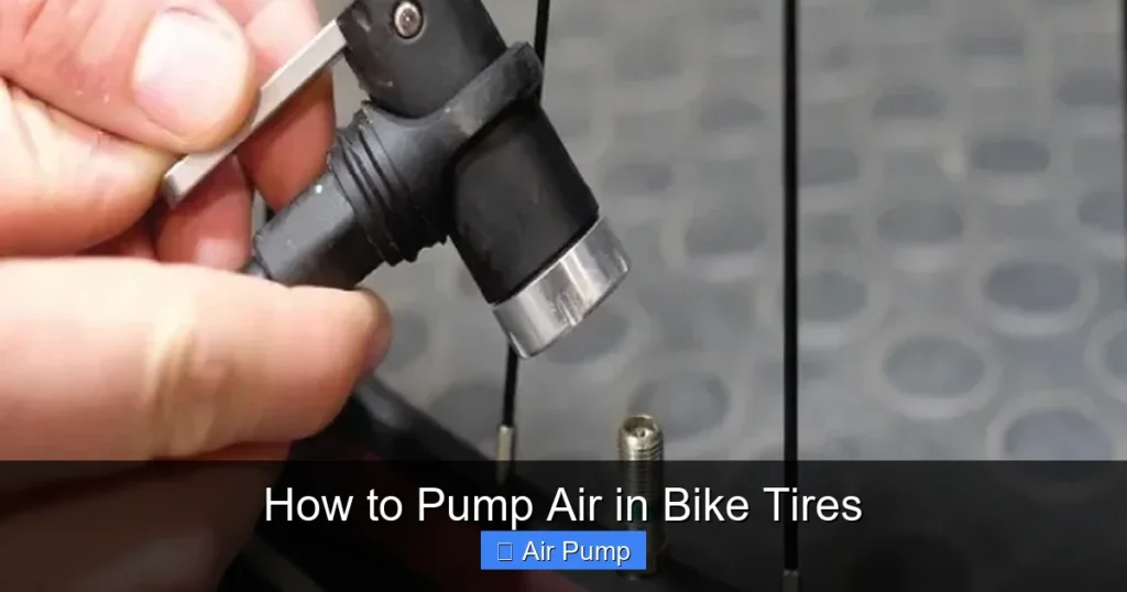 How to Pump Air in Bike Tires