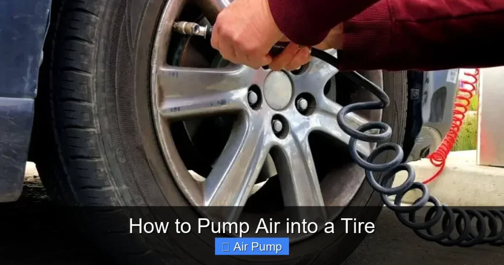 How to Pump Air into a Tire How to Pump Air into a Tire