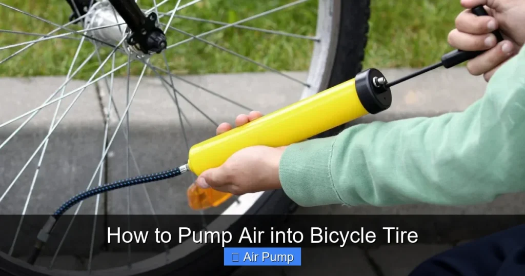 How to Pump Air into Bicycle Tire How to Pump Air into Bicycle Tire