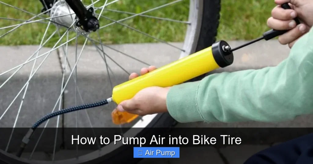 How to Pump Air into Bike Tire How to Pump Air into Bike Tire