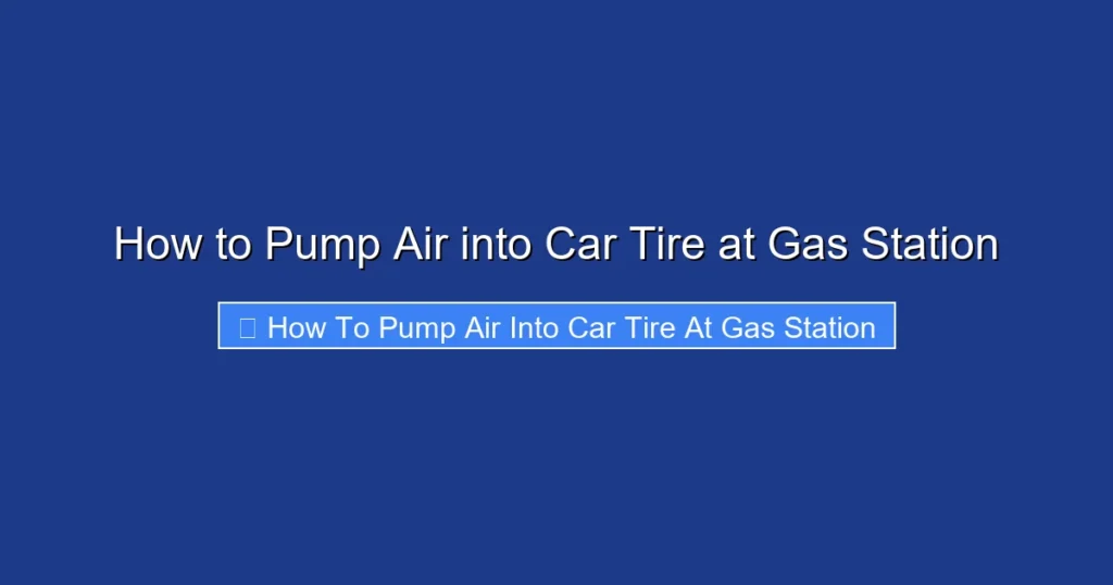 How to Pump Air into Car Tire at Gas Station How to Pump Air into Car Tire at Gas Station