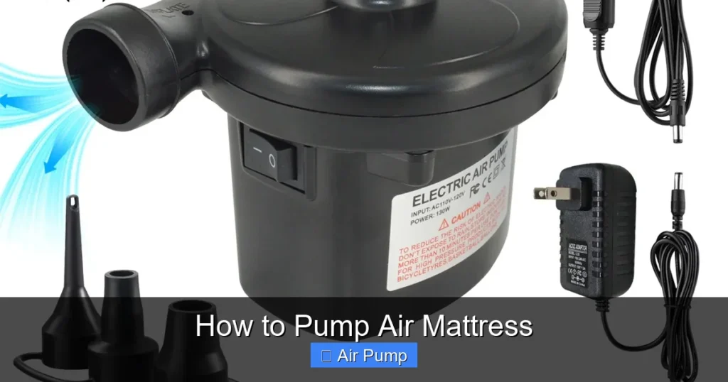 How to Pump Air Mattress How to Pump Air Mattress