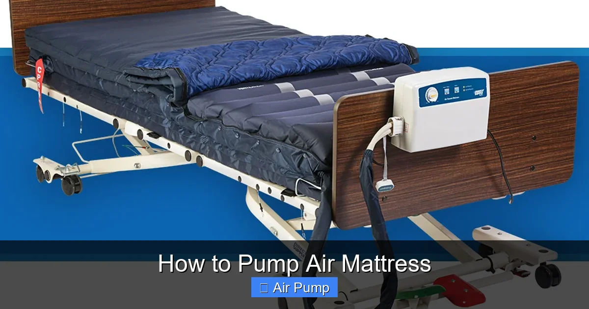 How to Pump Air Mattress