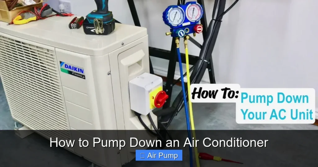 How to Pump Down an Air Conditioner