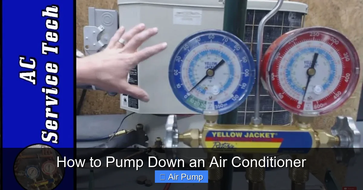 How to Pump Down an Air Conditioner