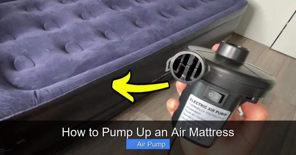 How to Pump Up an Air Mattress