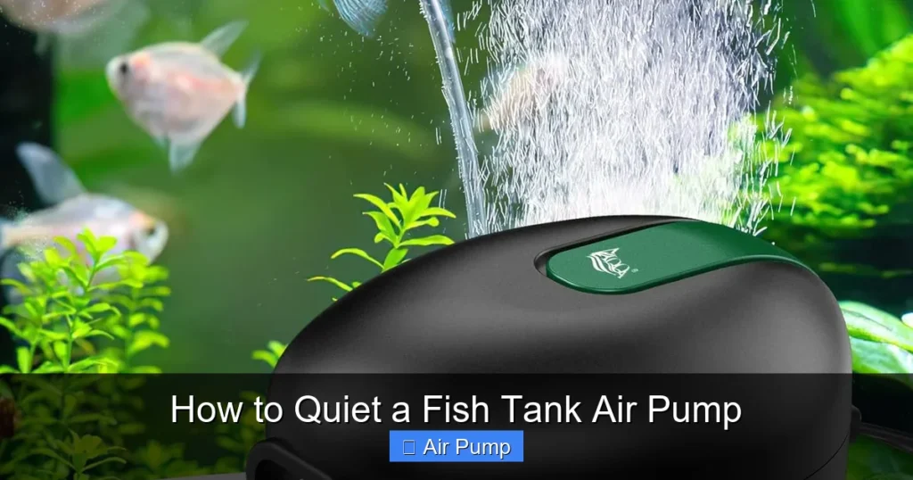 How to Quiet a Fish Tank Air Pump How to Quiet a Fish Tank Air Pump