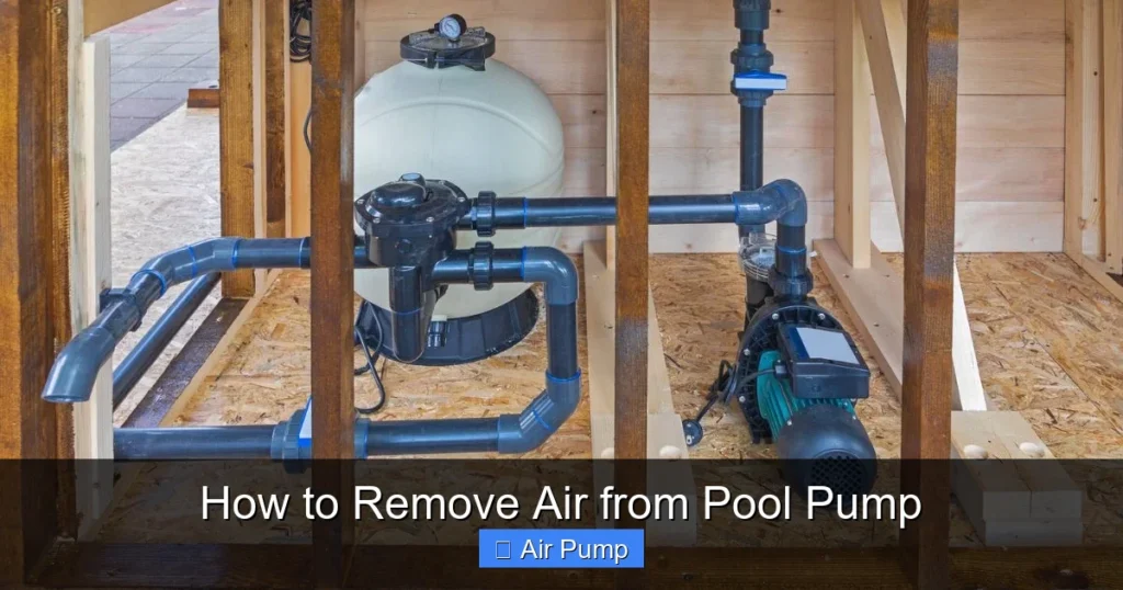 How to Remove Air from Pool Pump How to Remove Air from Pool Pump