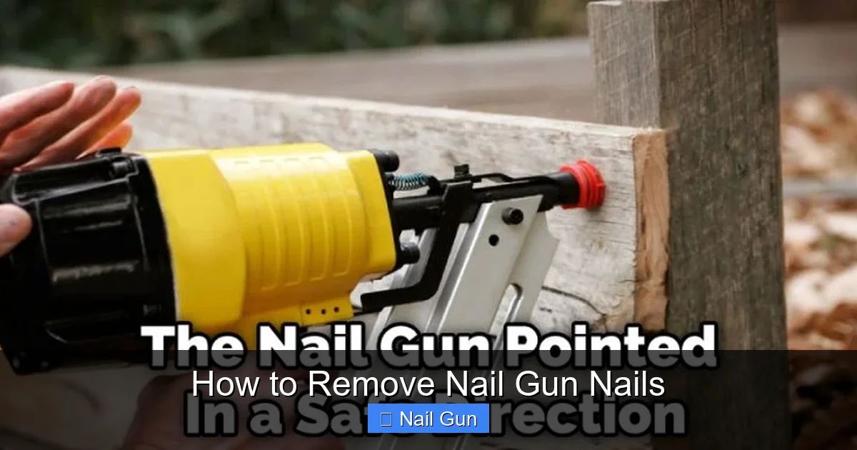 How to Remove Nail Gun Nails