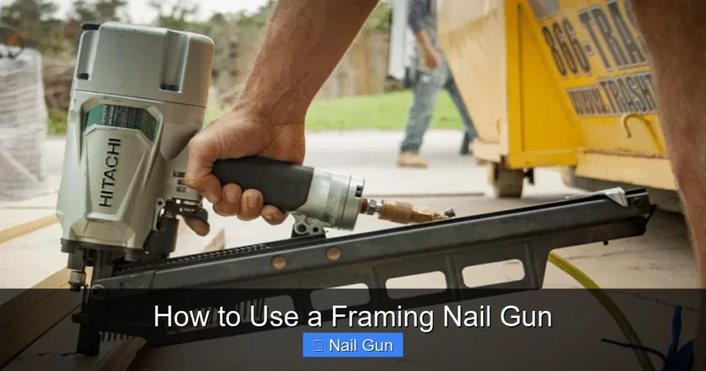 How to Use a Framing Nail Gun