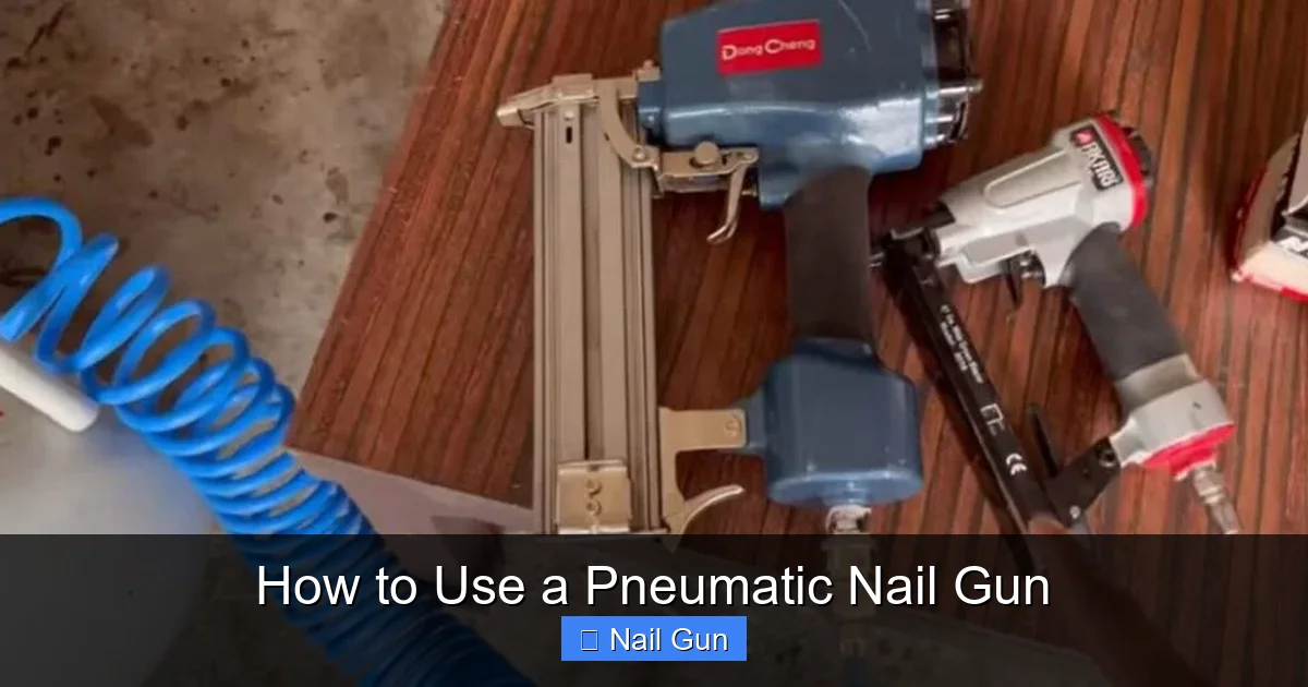 How to Use a Pneumatic Nail Gun