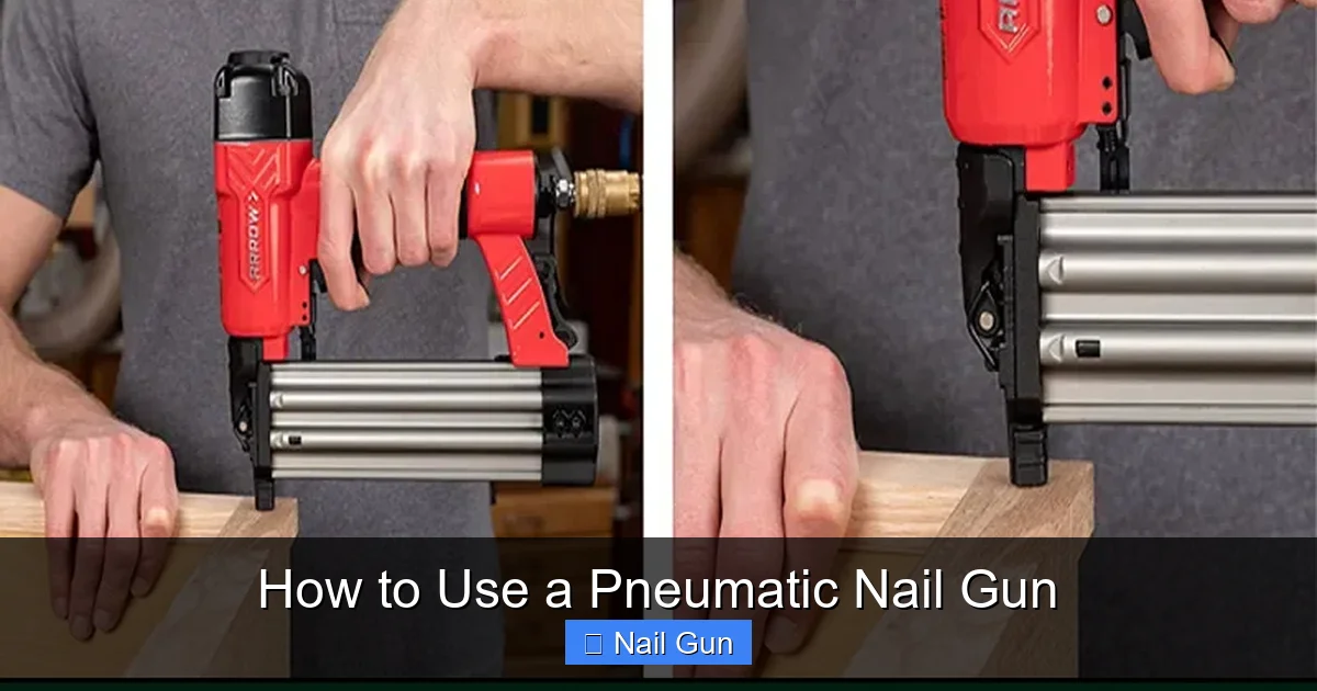 How to Use a Pneumatic Nail Gun