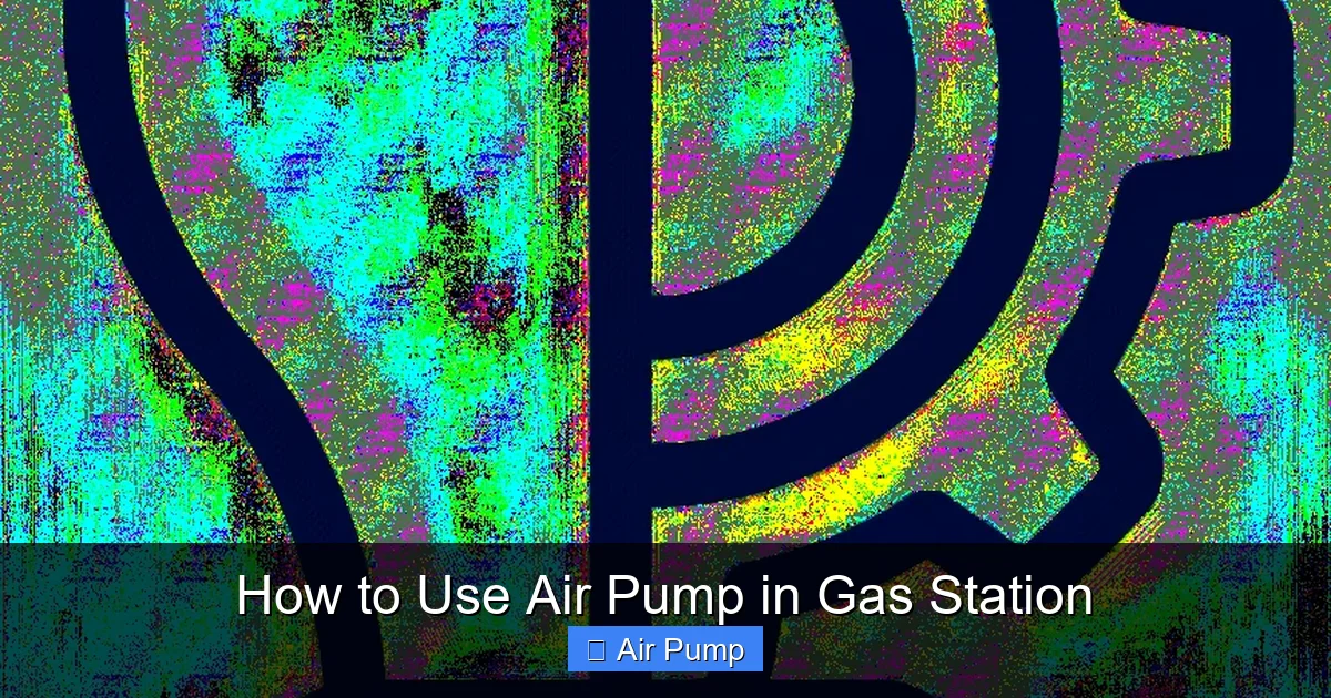 How to Use Air Pump in Gas Station
