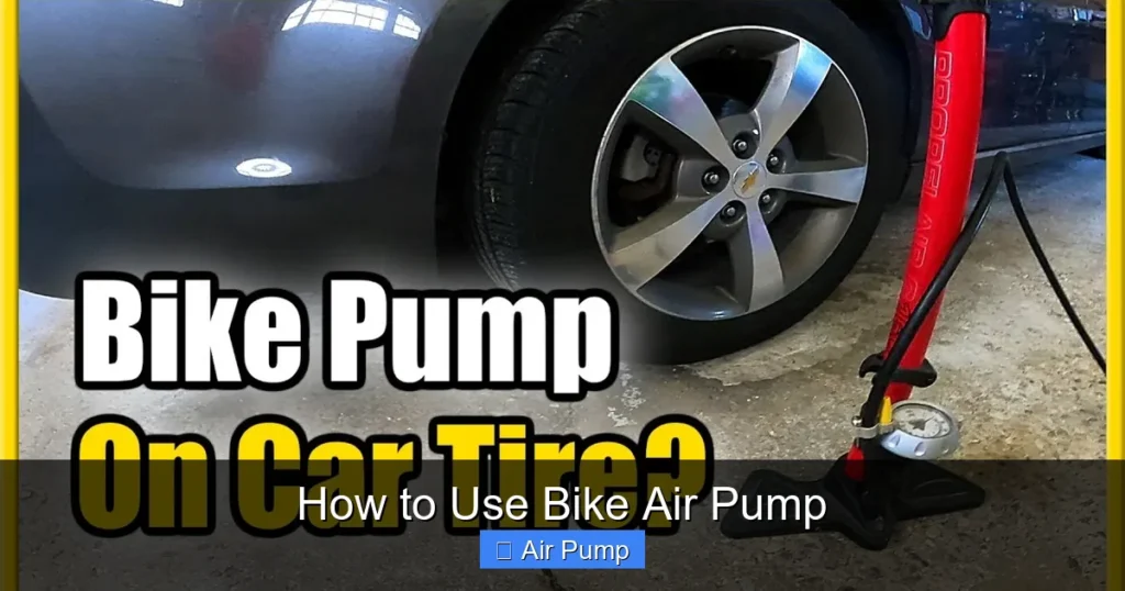 How to Use Bike Air Pump