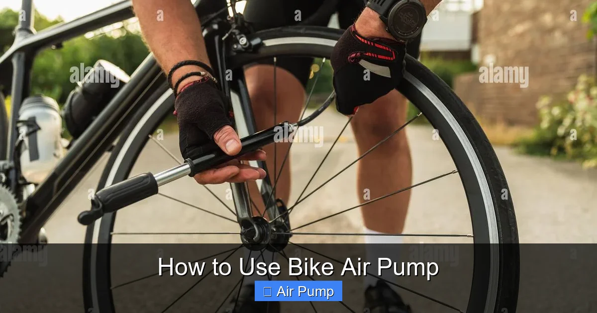 How to Use Bike Air Pump