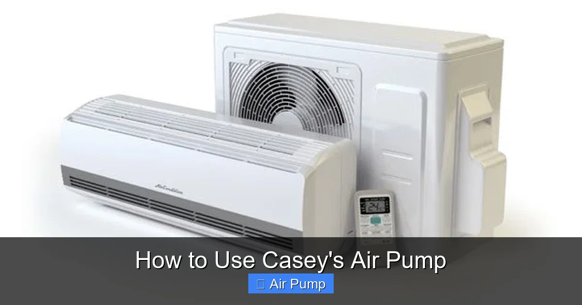 How to Use Casey's Air Pump