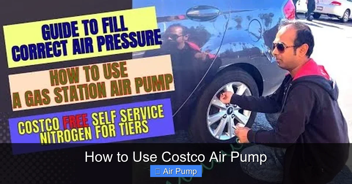 How to Use Costco Air Pump