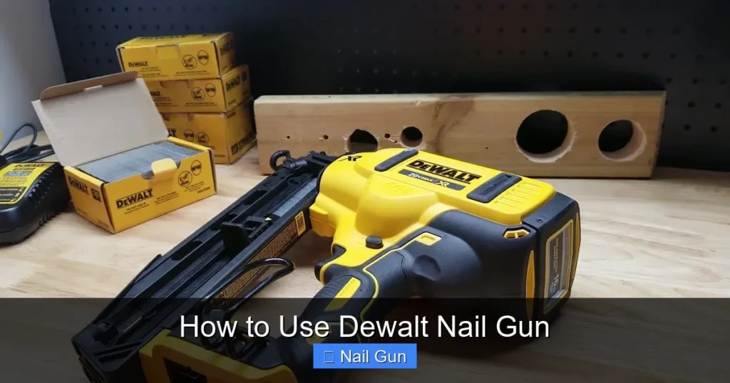 How to Use Dewalt Nail Gun How to Use Dewalt Nail Gun