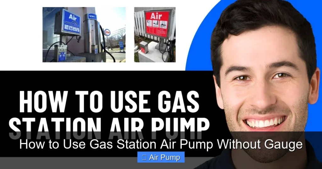 How to Use Gas Station Air Pump Without Gauge