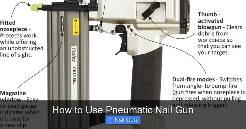How to Use Pneumatic Nail Gun