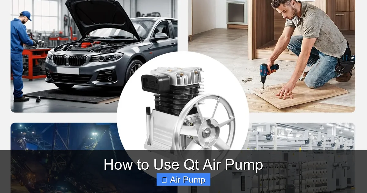 How to Use Qt Air Pump
