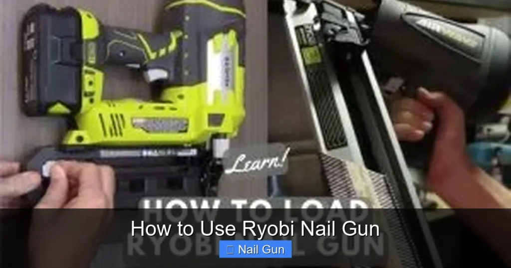 How to Use Ryobi Nail Gun