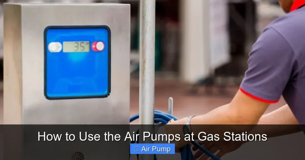 How to Use the Air Pumps at Gas Stations How to Use the Air Pumps at Gas Stations