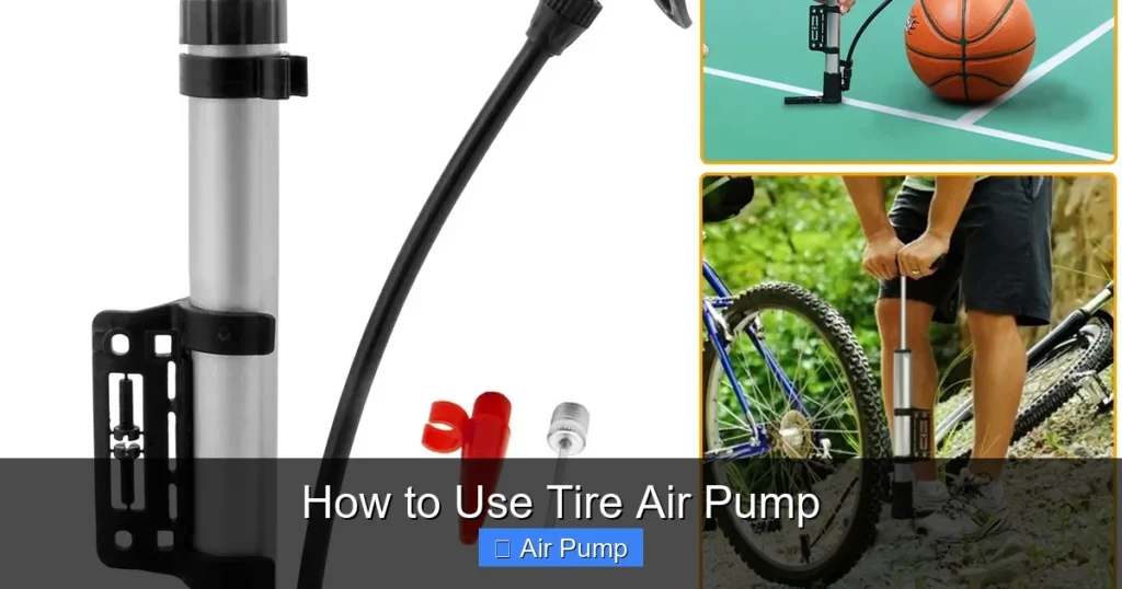 How to Use Tire Air Pump How to Use Tire Air Pump