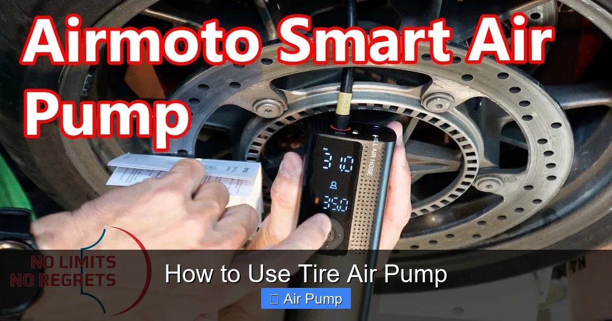 How to Use Tire Air Pump