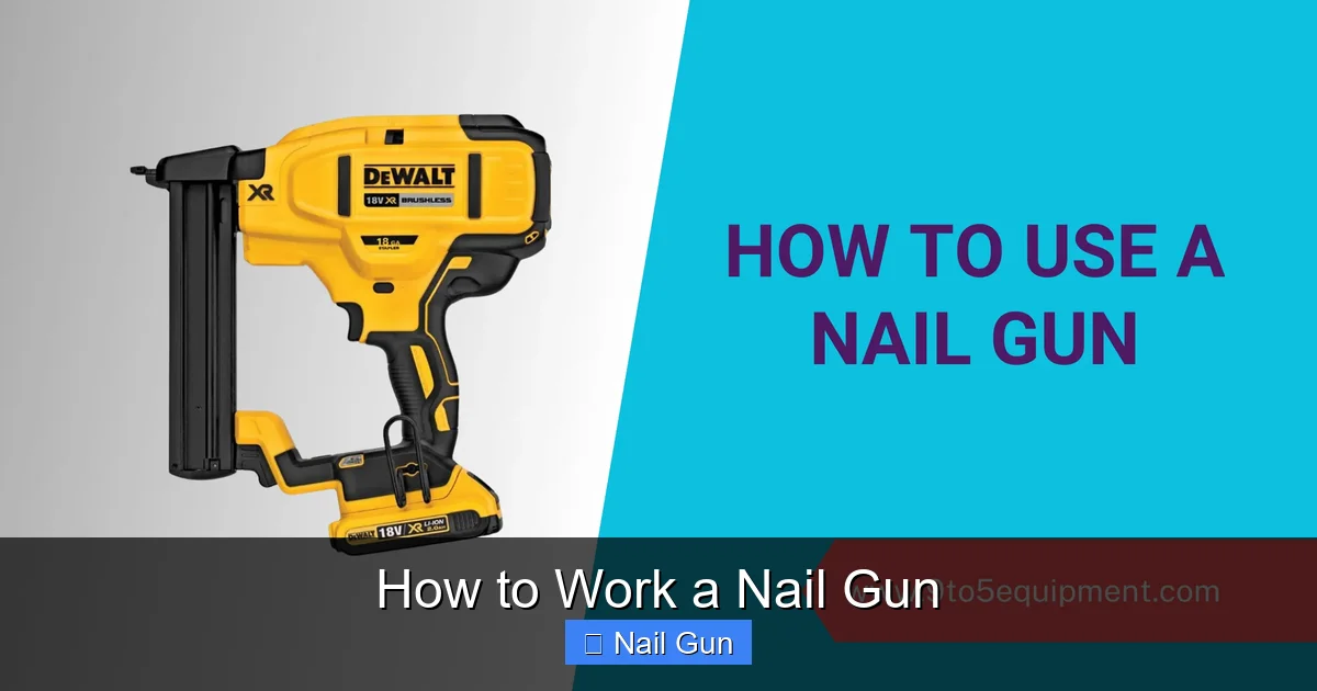How to Work a Nail Gun