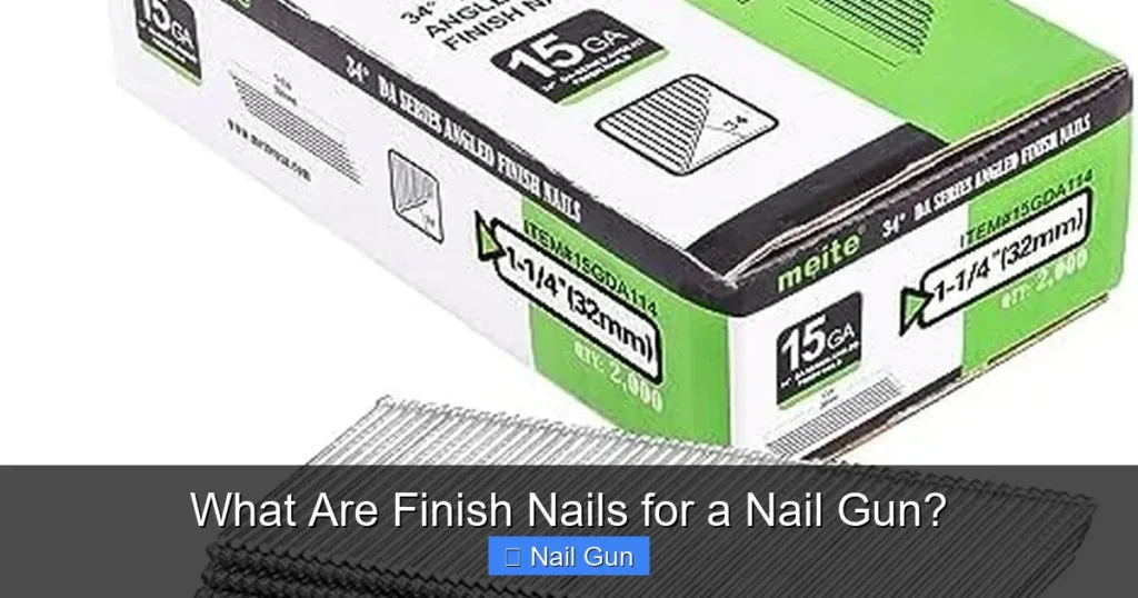 What Are Finish Nails for a Nail Gun? What Are Finish Nails for a Nail Gun?