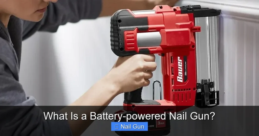 What Is a Battery-powered Nail Gun? What Is a Battery-powered Nail Gun?