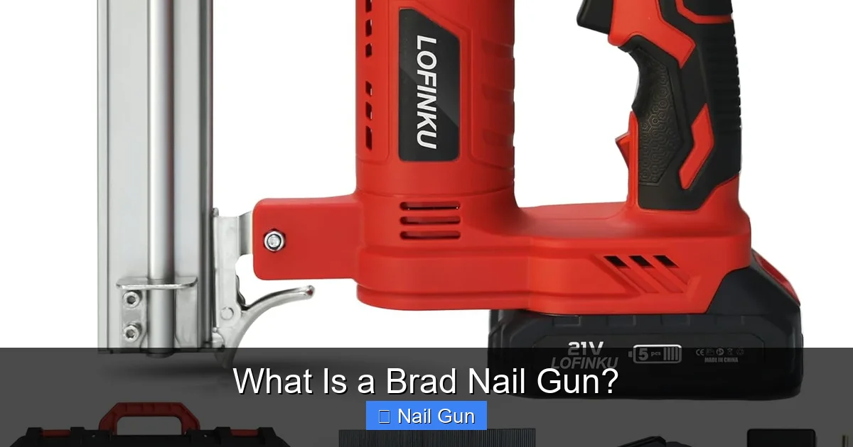 What Is a Brad Nail Gun?
