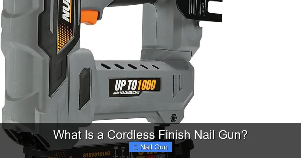 What Is a Cordless Finish Nail Gun? What Is a Cordless Finish Nail Gun?
