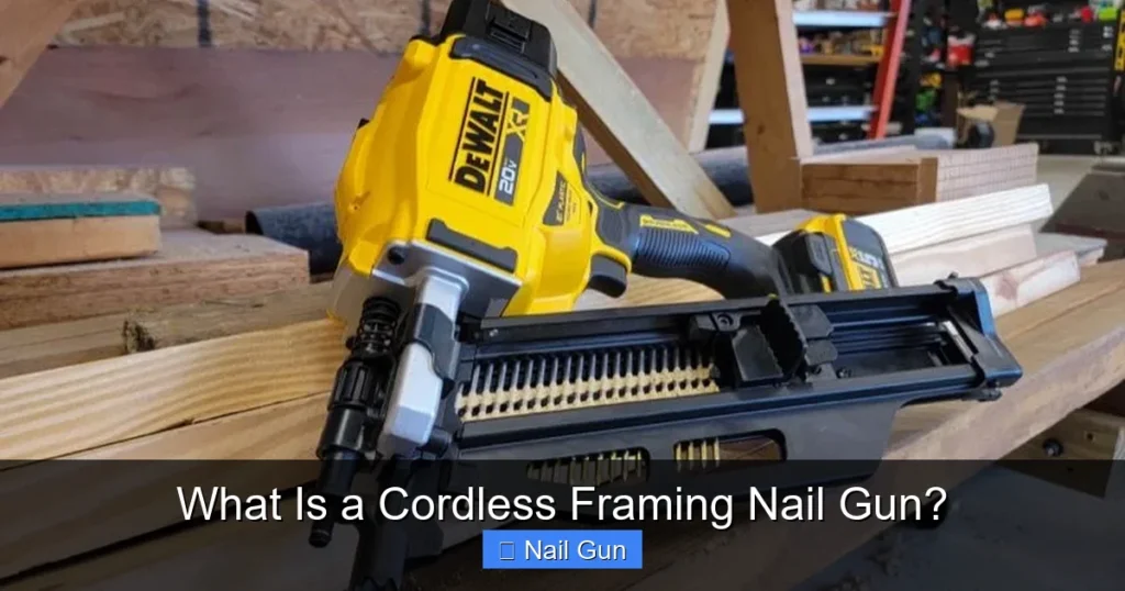 What Is a Cordless Framing Nail Gun?