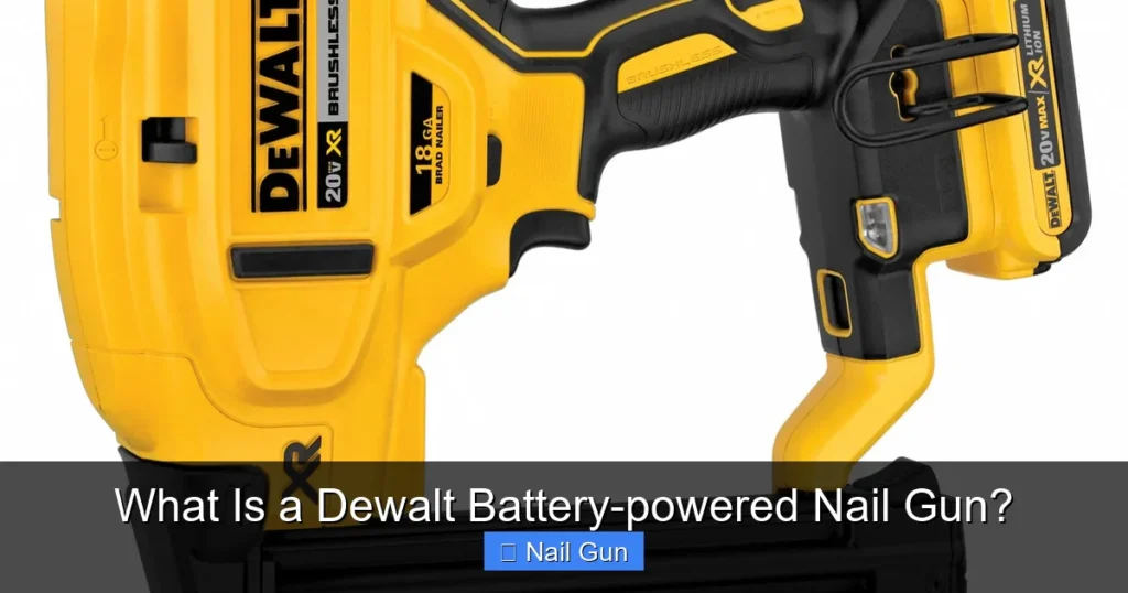 What Is a Dewalt Battery-powered Nail Gun?