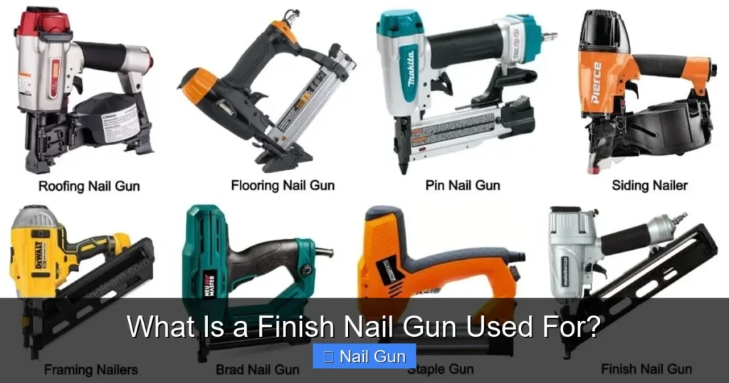 What Is a Finish Nail Gun Used For?