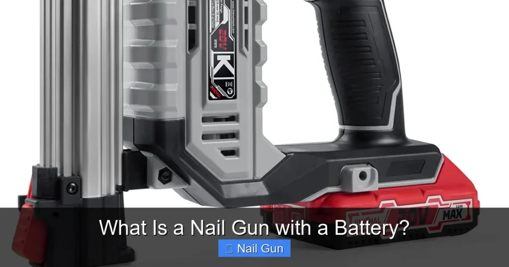 What Is a Nail Gun with a Battery? What Is a Nail Gun with a Battery?