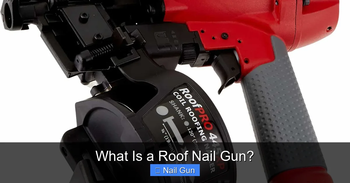 What Is a Roof Nail Gun?